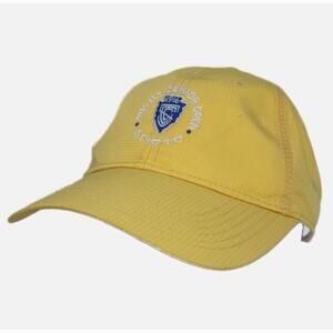 Kate Lord 2016 U.S. Senior Open Women’s Cut Ball cap Hat - PALE YELLOW / BLUE